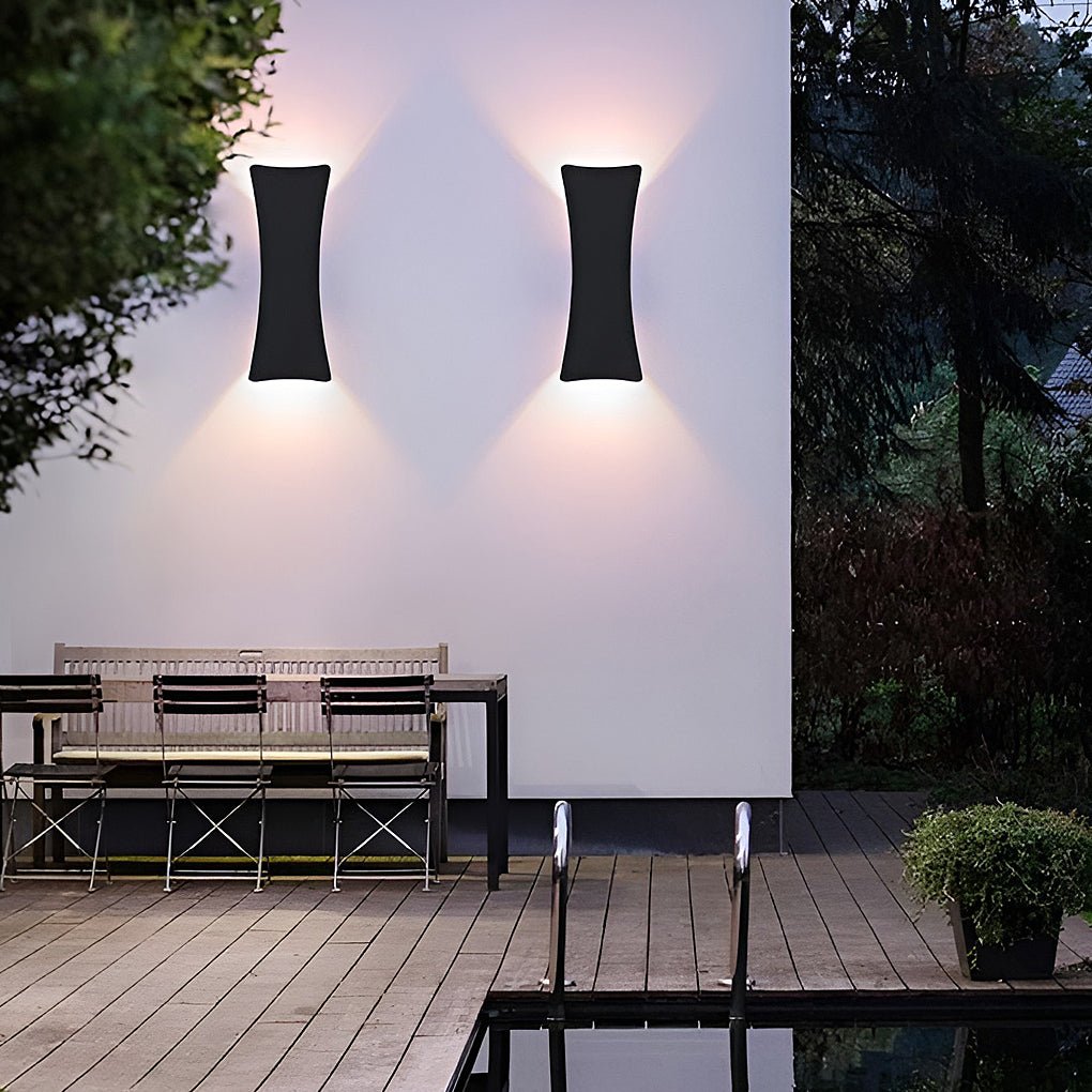 led outdoor wall sconce lighting creative up and down wall lamps
