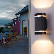 led outdoor wall sconce square up and down lights for wall lighting