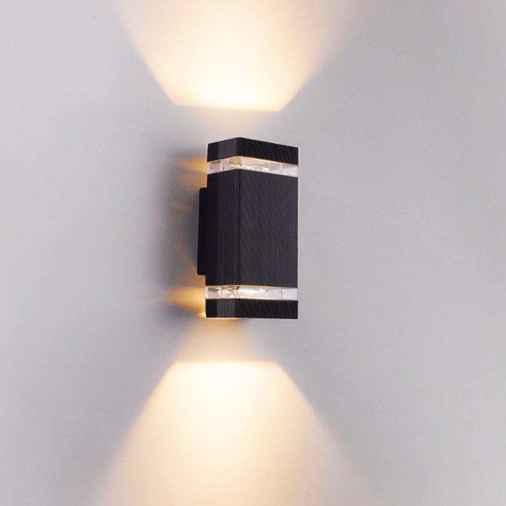 led outdoor wall sconce square up and down lights for wall lighting