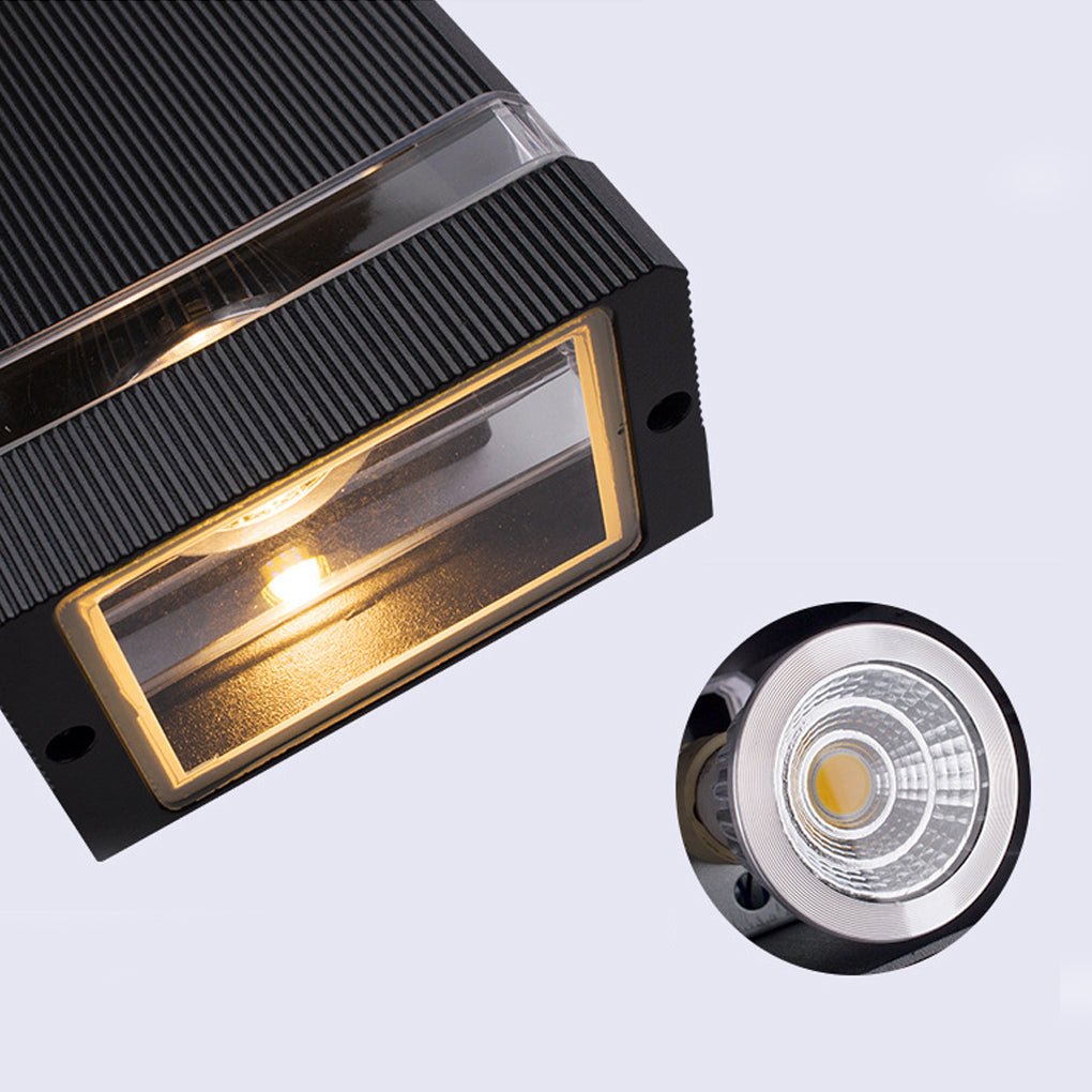 led outdoor wall sconce square up and down lights for wall lighting