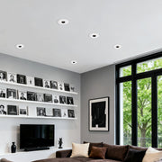 Deep-Baffle Recessed Spotlight — Aluminum, 6W–10W LED, Ra≥98 High CRI, 3000K / 4000K / 6000K, UGR<6 Anti-Glare