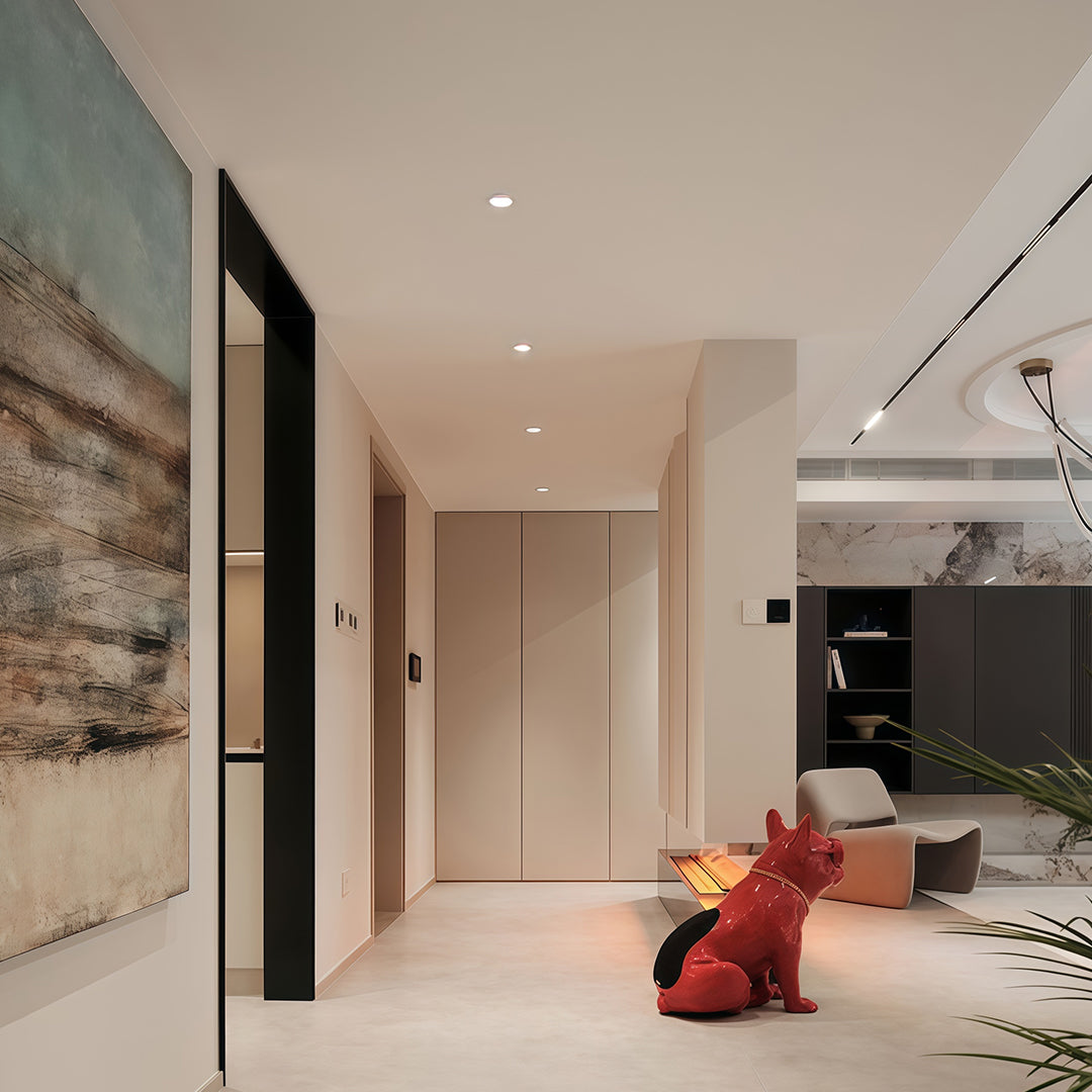 Full-Spectrum LED Recessed Can Light — Aluminum, Anti-Glare, 7–15W, 3000K, 36° Spotlight or 60° Downlight