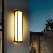 led rectangle outdoor wall sconce wall mounted lighting fixture