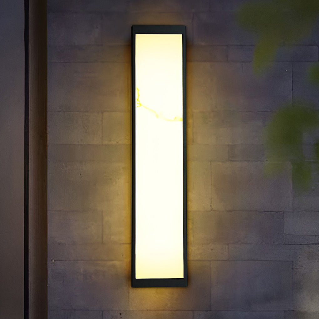 led rectangle outdoor wall sconce wall mounted lighting fixture