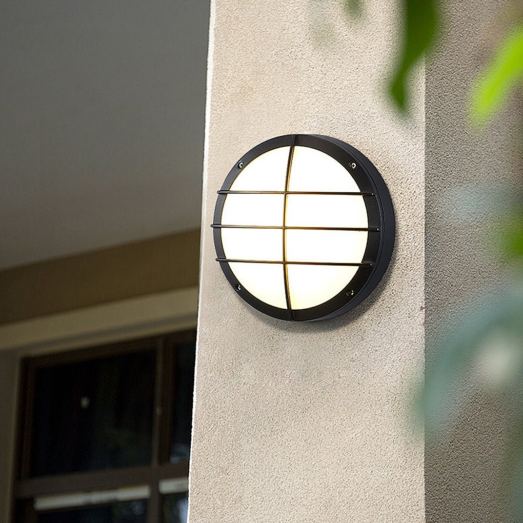 led round outdoor waterproof wall lamp ceiling lights for courtyards and balconies