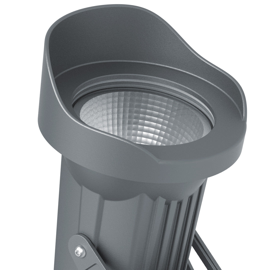 Minimalist Outdoor Spike Spotlight — Die-Cast Aluminum, 8W LED, 3000K, IP65 Weatherproof