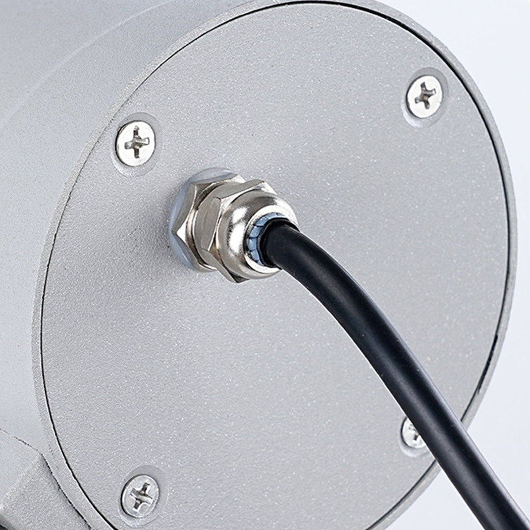 Round Outdoor LED Landscape Spotlight — Die-Cast Aluminum, IP65, DC24V, 3000K, 6W / 12W / 18W / 24W