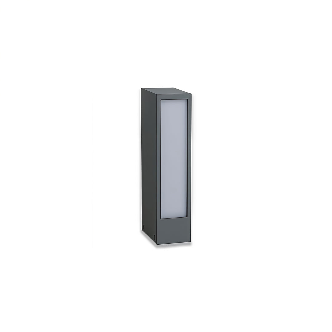 Modern Outdoor Bollard Light — Aluminum, LED, IP65 Weatherproof, 9.8"–23.6"