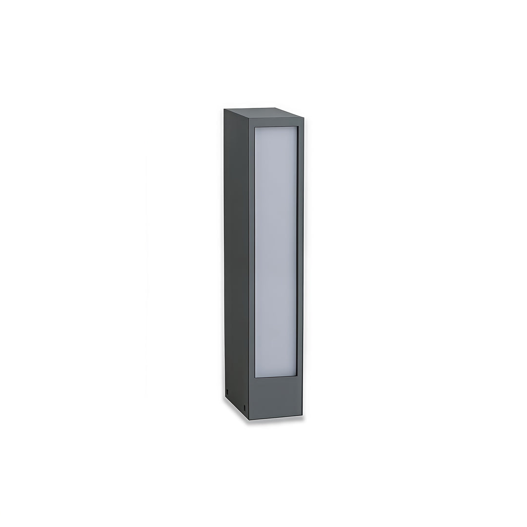 Modern Outdoor Bollard Light — Aluminum, LED, IP65 Weatherproof, 9.8"–23.6"
