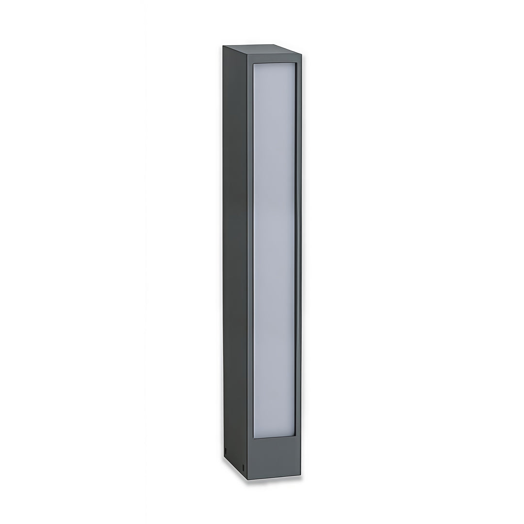 Modern Outdoor Bollard Light — Aluminum, LED, IP65 Weatherproof, 9.8"–23.6"