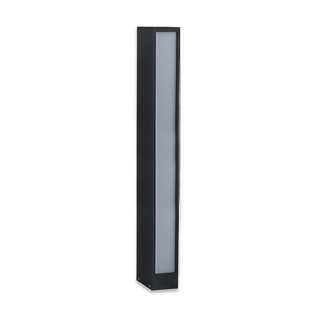 Modern Outdoor Bollard Light — Aluminum, LED, IP65 Weatherproof, 9.8"–23.6"