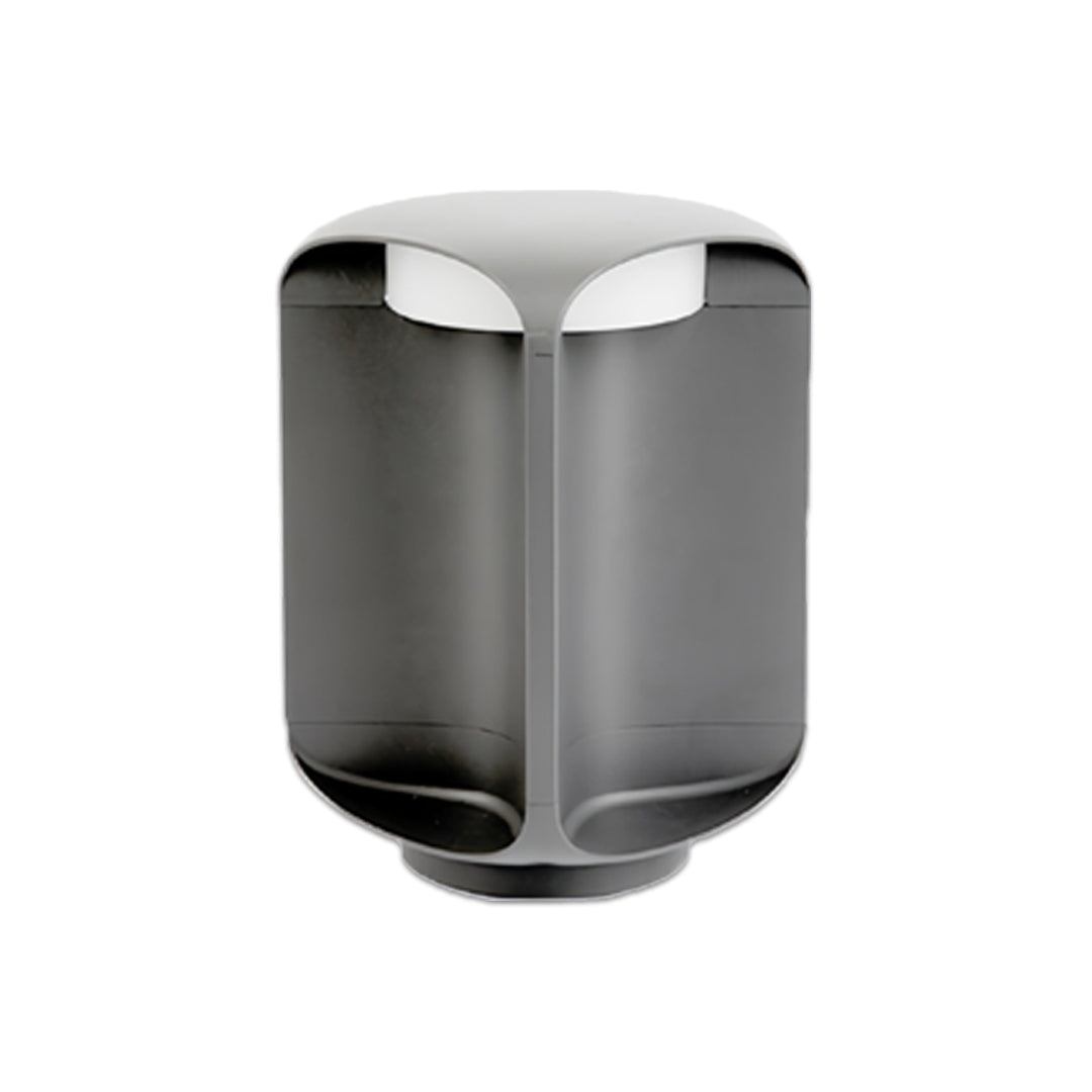 Minimalist Outdoor Bollard Light — Die-Cast Aluminum, 12W LED, IP65 Weatherproof, Black or Dark Gray