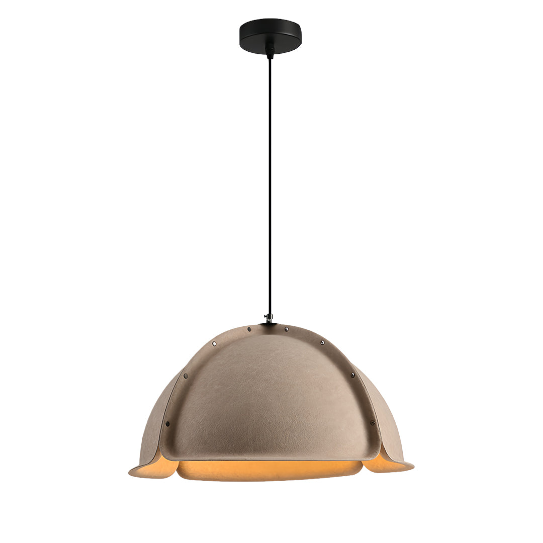 Hat-Shape PET Felt Pendant Light — Iron Frame, Adjustable Height, E27, 23.6" or 31.5"