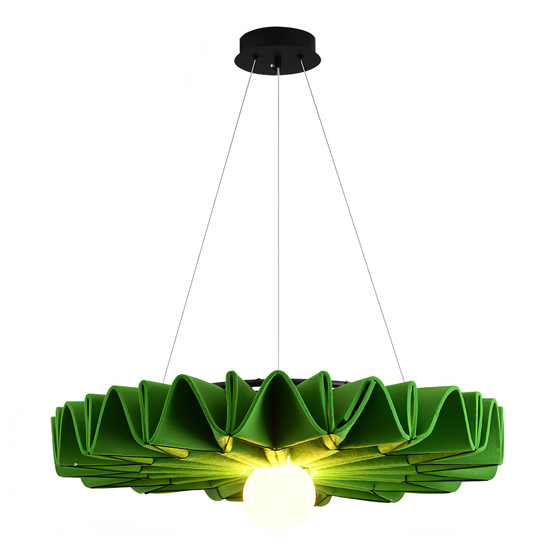 Large-Diameter PET Felt Pendant — Minimalist, Sound-Absorbing, E27, 24"–40" Sizes