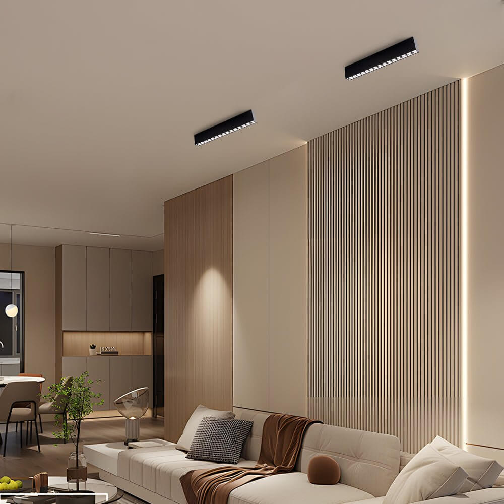 linear led ceiling downlight fixture for surface mounting