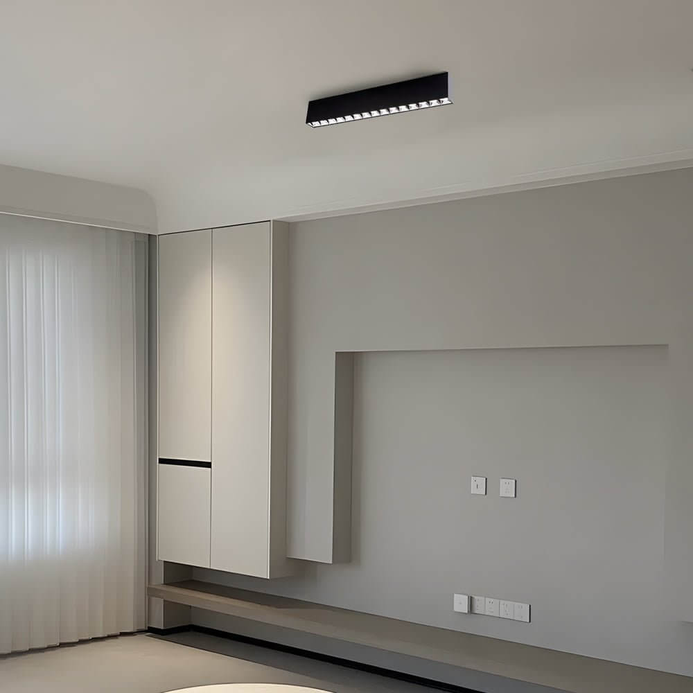linear led ceiling downlight fixture for surface mounting