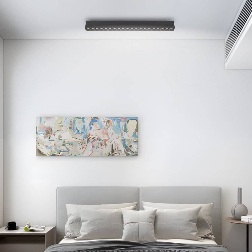 linear led ceiling downlight fixture for surface mounting