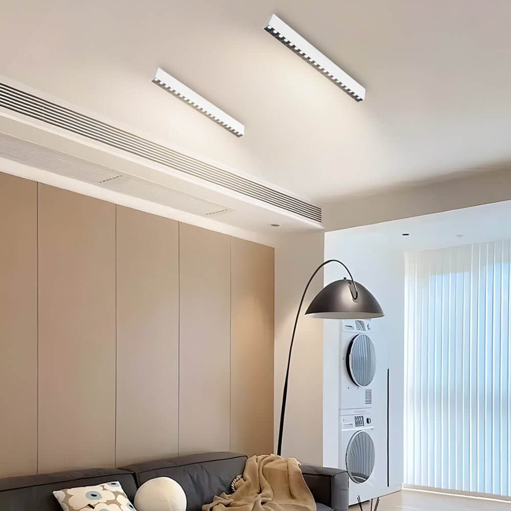 linear led ceiling downlight fixture for surface mounting
