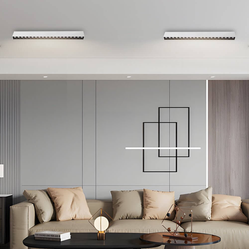 linear led ceiling downlight fixture for surface mounting