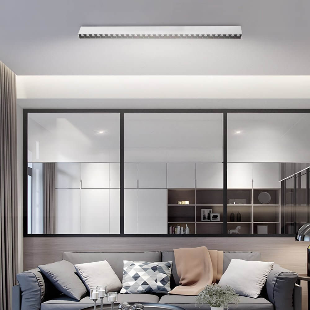 linear led ceiling downlight fixture for surface mounting