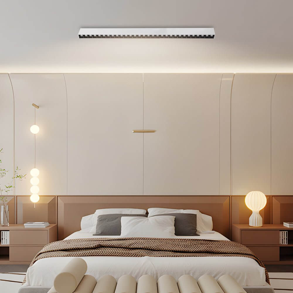 linear led ceiling downlight fixture for surface mounting