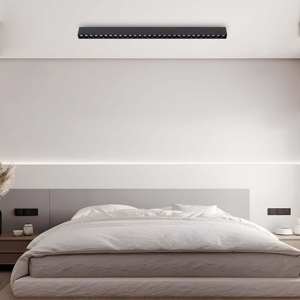 linear led ceiling downlight fixture for surface mounting