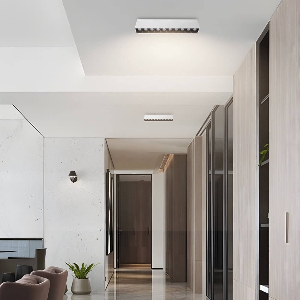 linear led ceiling downlight fixture for surface mounting