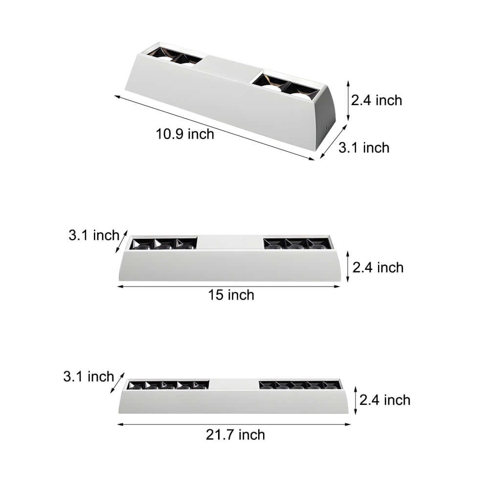 linear led spotlight flush mount ceiling fixture