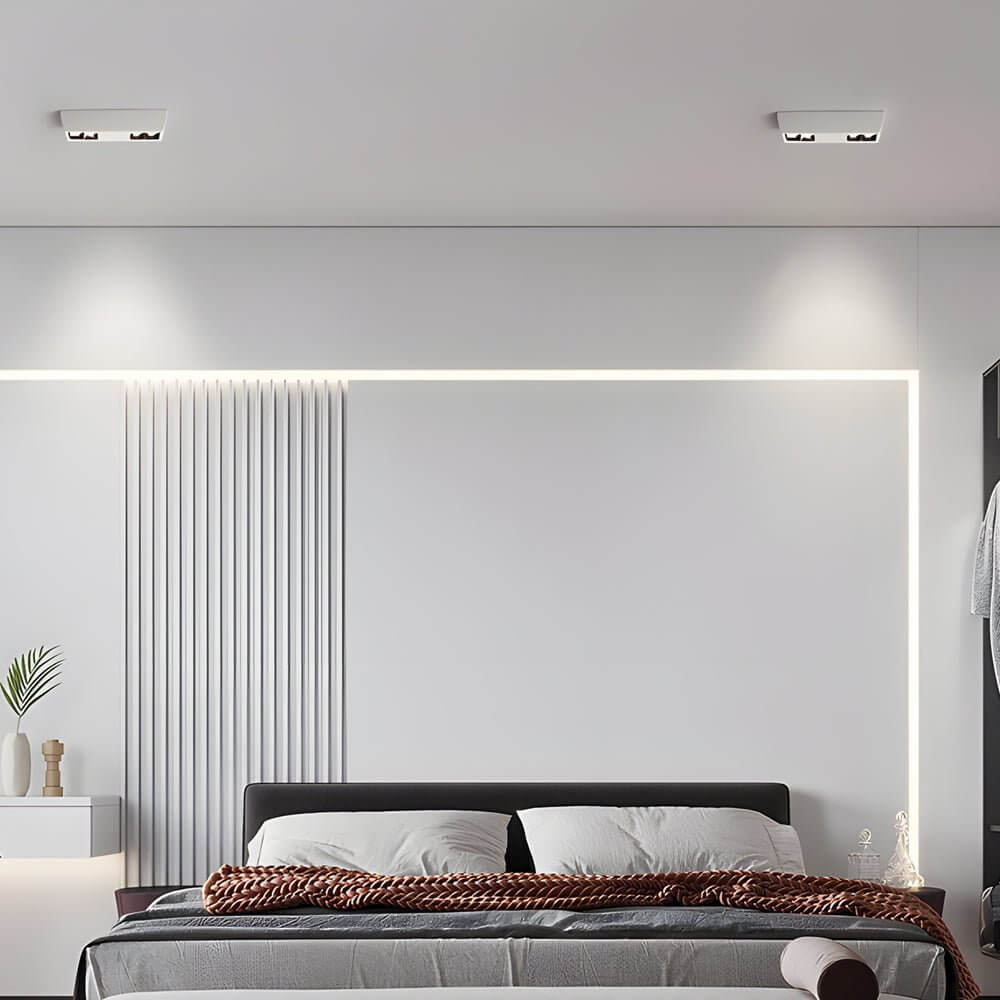 linear led spotlight flush mount ceiling fixture
