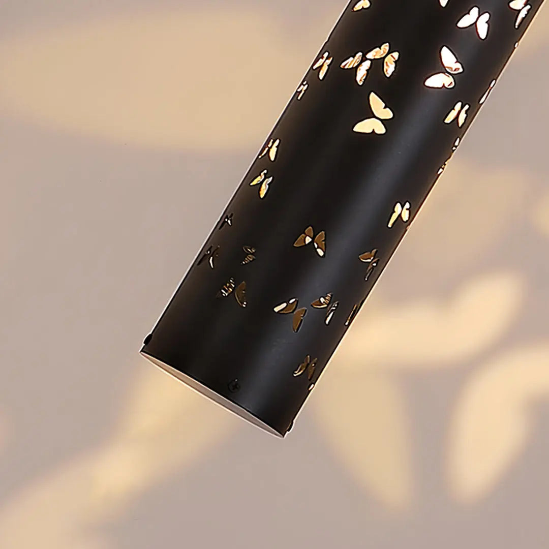 Decorative Column Lamp with Butterfly Floor Lamp Ambient Projector Luxe