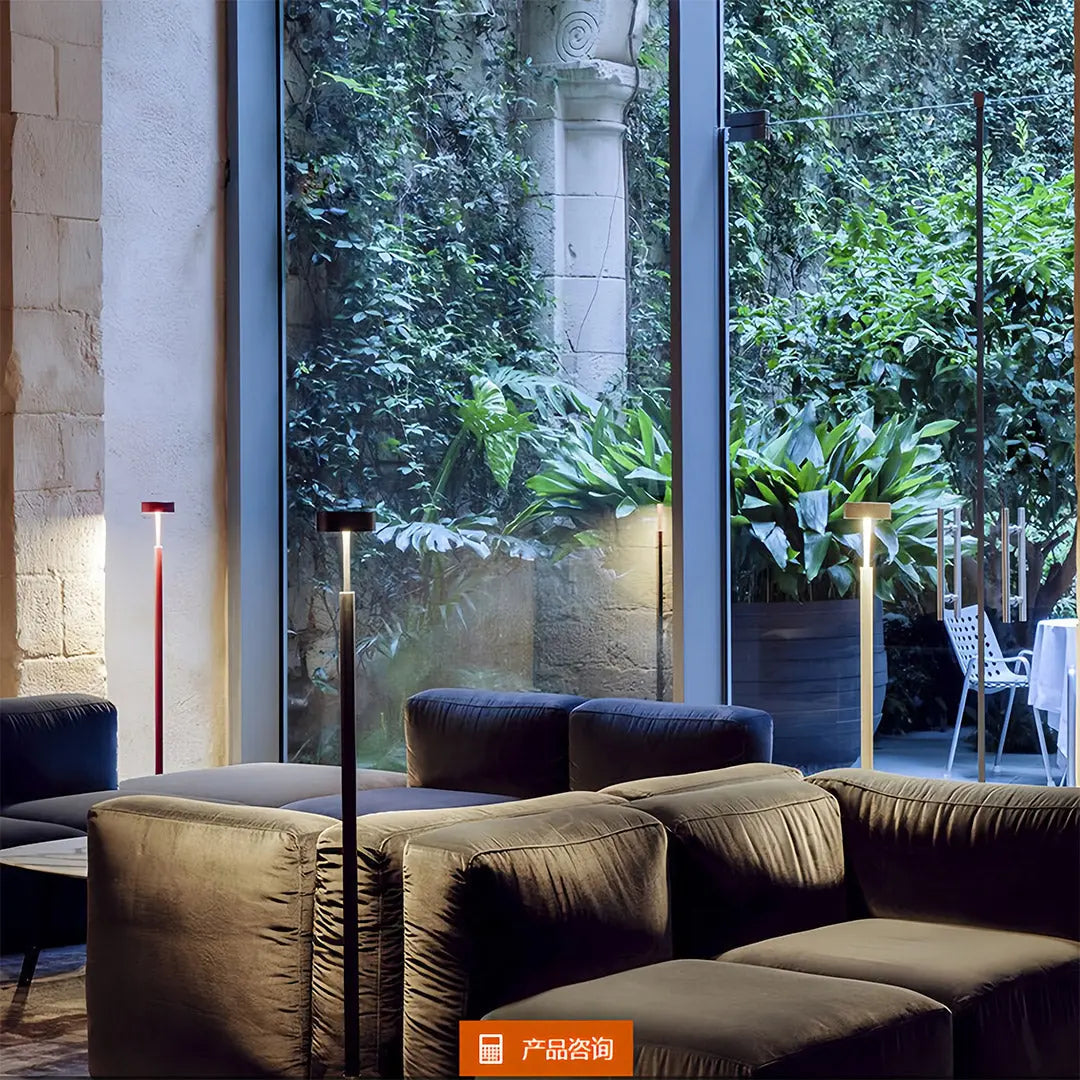 Modern Dimmable Petite Floor Lamp - Contemporary Reading Pole Light Luxe