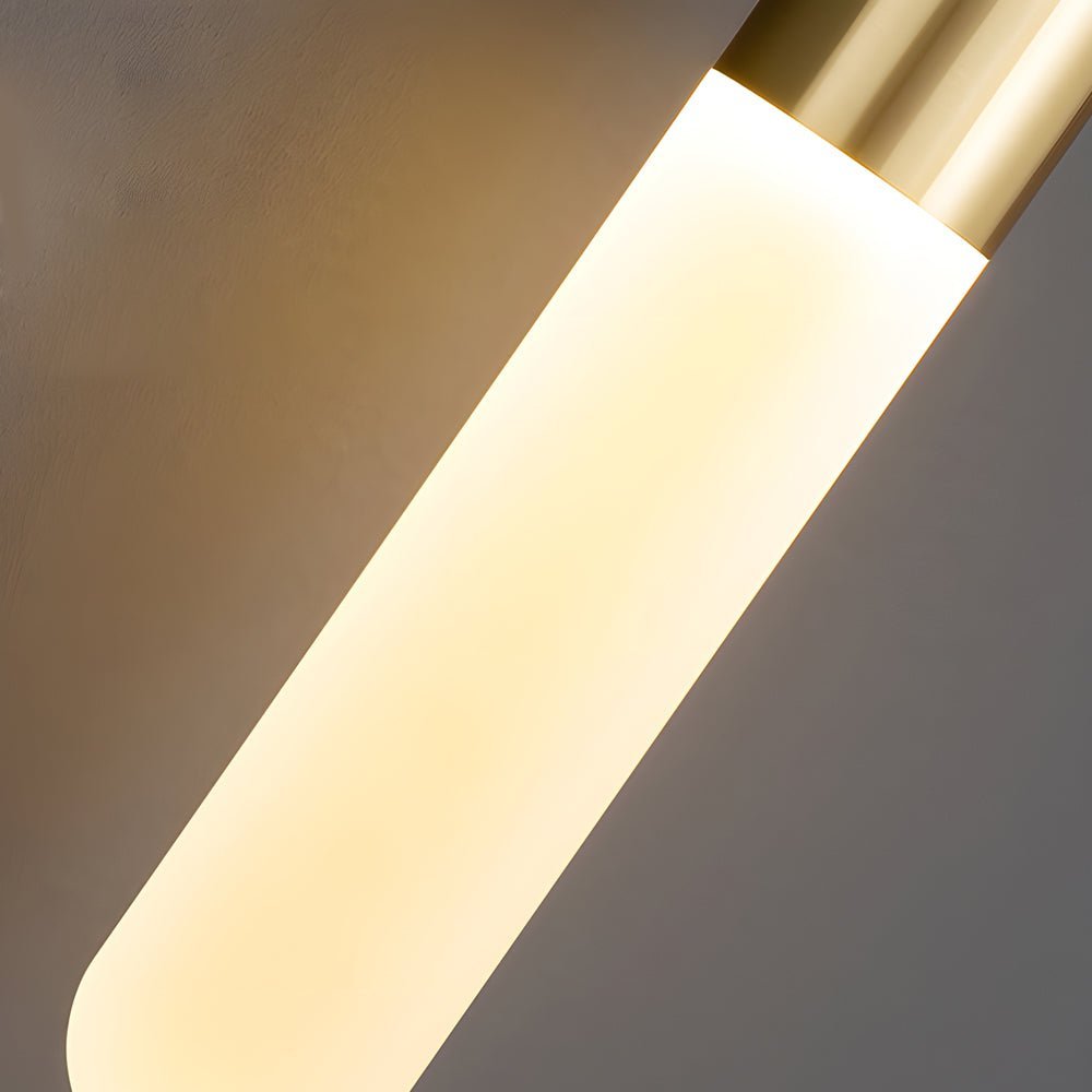 Modern Long Copper Acrylic Mini Pendant — Copper or Black, E27, 3-Step Dimming (3000K/4500K/6000K), 63" Cord