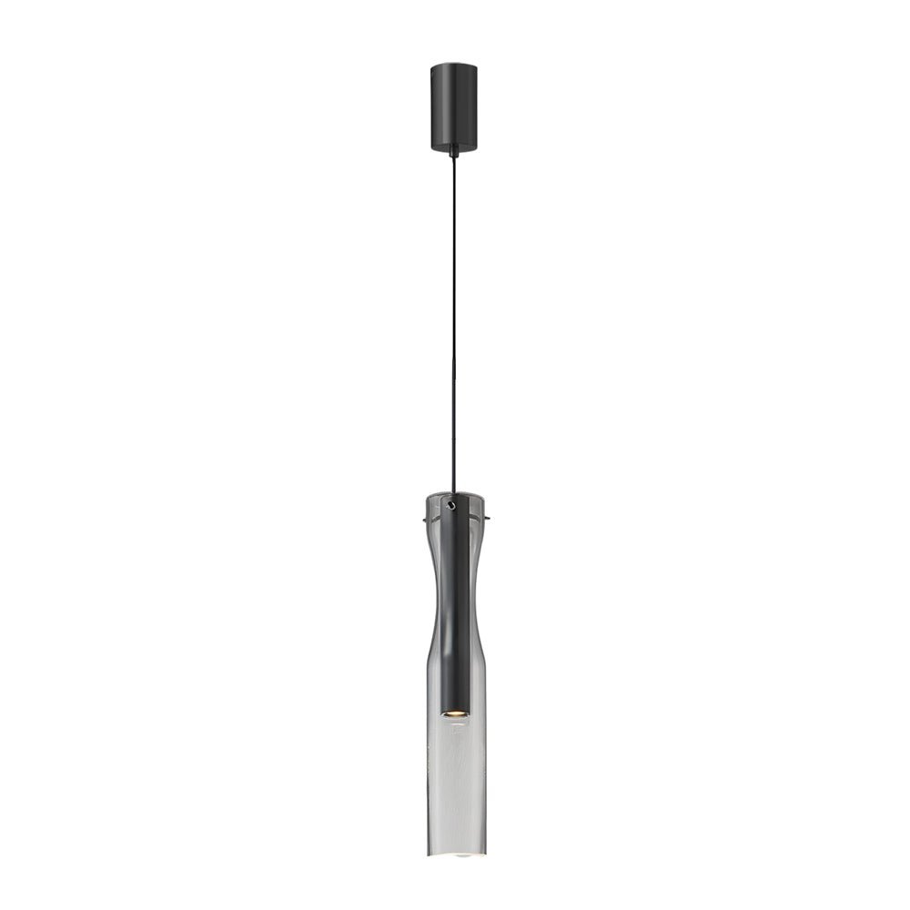 Modern Long Glass Pendant Light — Copper, 3-Step Dimming, 3000K/4500K/6000K