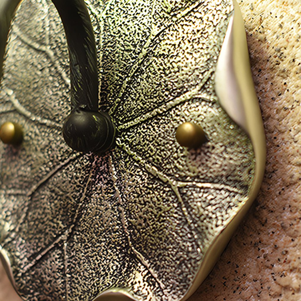 Lotus Flower Wall Sconce — Resin, Three-Step Dimming, 6.7" × 13"