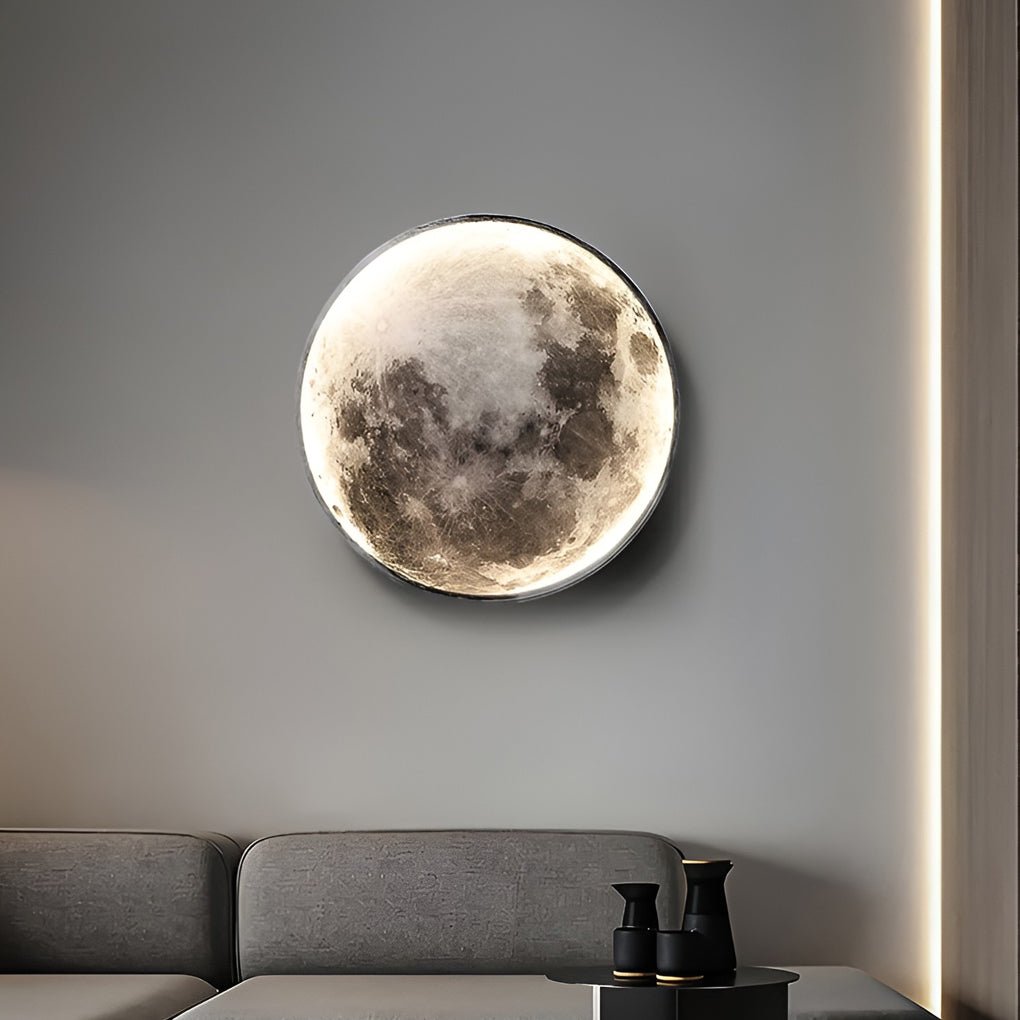 lunar moon dimmable led modern wall sconce stylish wall lamp lighting