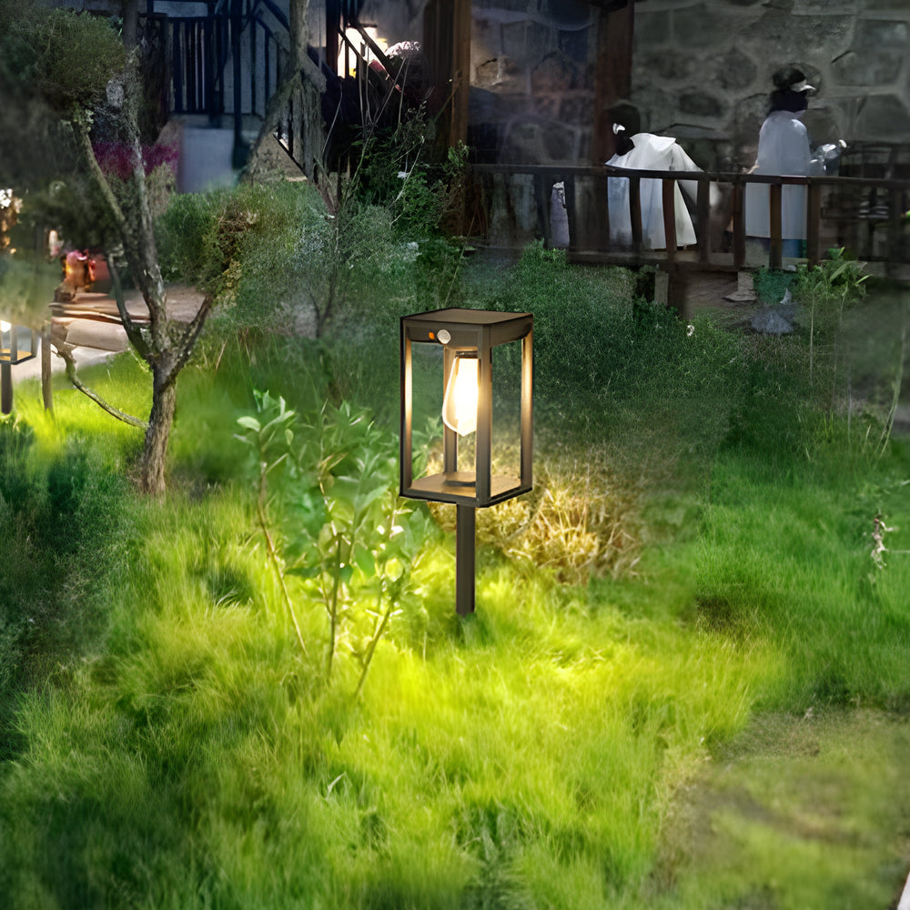 Minimalist Solar LED Path Light — Aluminum, IP55, Motion Sensor, Three-Color Dimming, 2000mAh, 22.8" & 30.7"