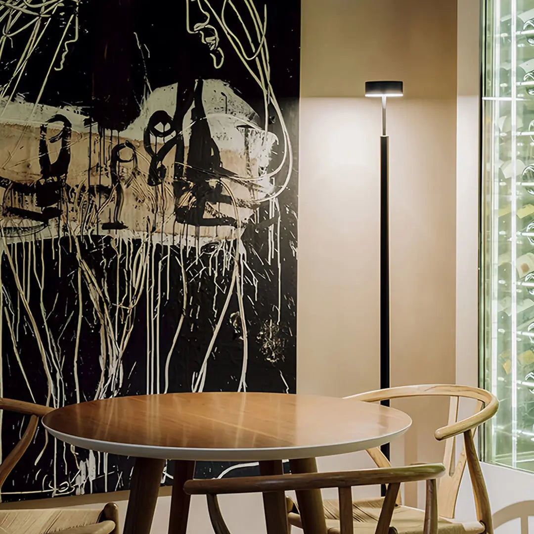 Modern Dimmable Petite Floor Lamp - Contemporary Reading Pole Light Luxe