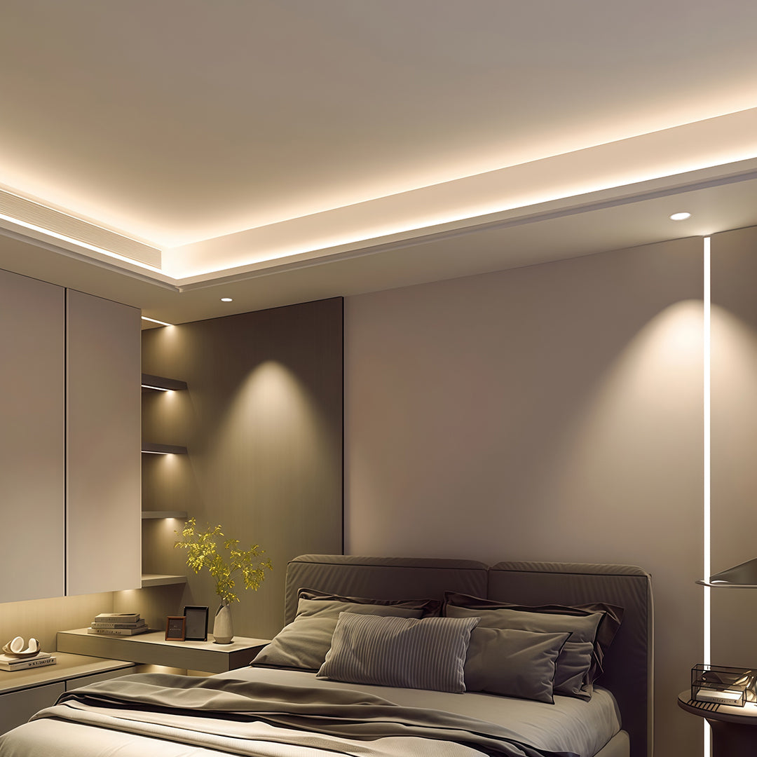 Ultra-Thin Anti-Glare Recessed Spotlight — Aluminum, Wall Washer, LED, 5W / 7W / 12W, 3000K / 4000K / 6000K, Ra90, White