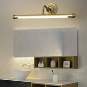 Gold Bathroom Vanity Light Bar — Full Copper, LED, 180° Adjustable, 7W / 9W / 12W, Multi-Color Temperature