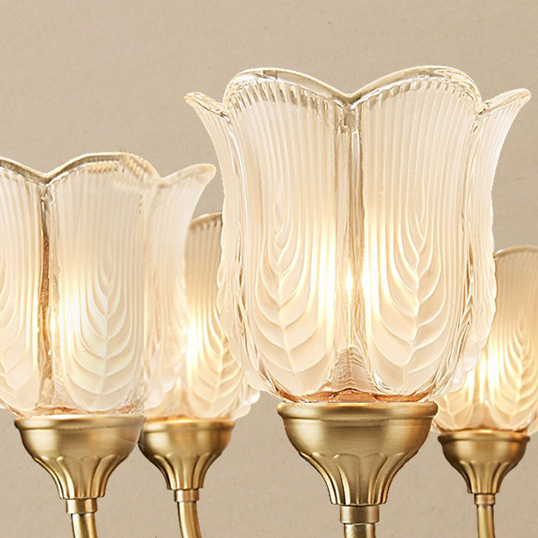 Bud Glass Wall Sconce — H65 Brass, E14 LED, Three-Step Dimming, Single or Double-Head