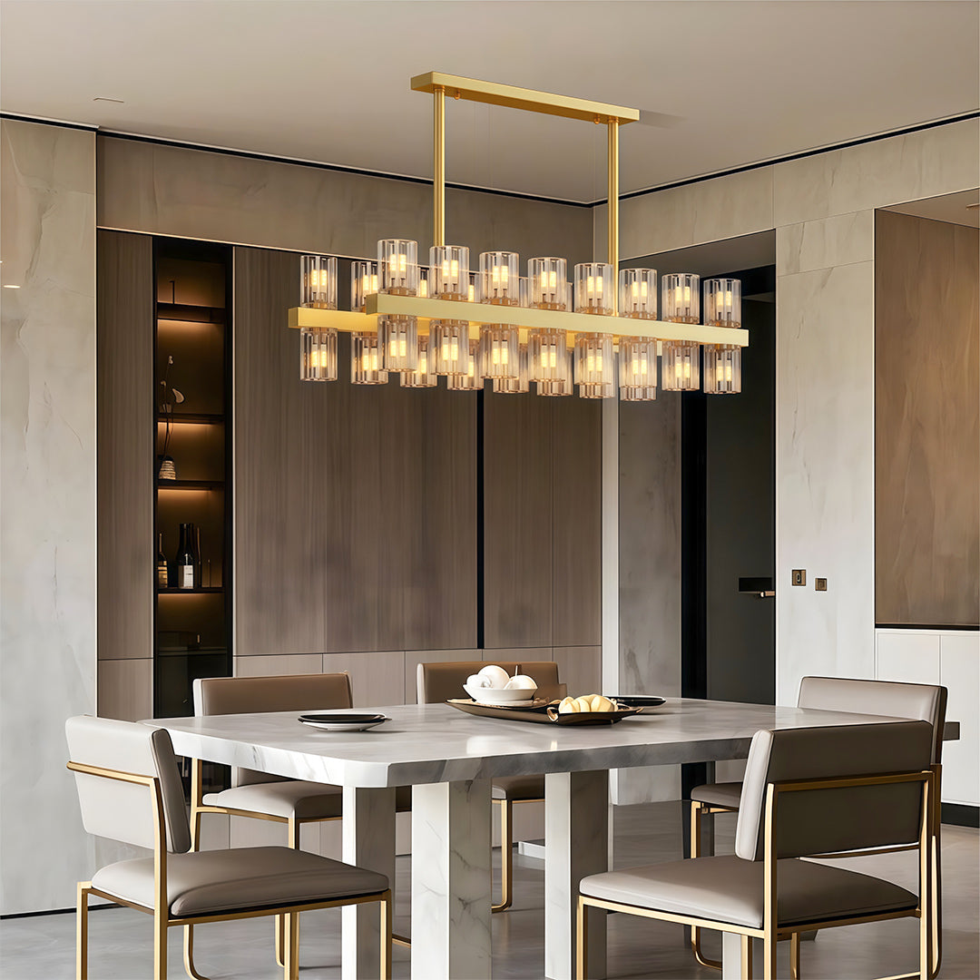 Multi-Tier Crystal Chandelier — Solid Copper Frame, 24- to 48-Light, G4, Black / Chrome / Copper Finish