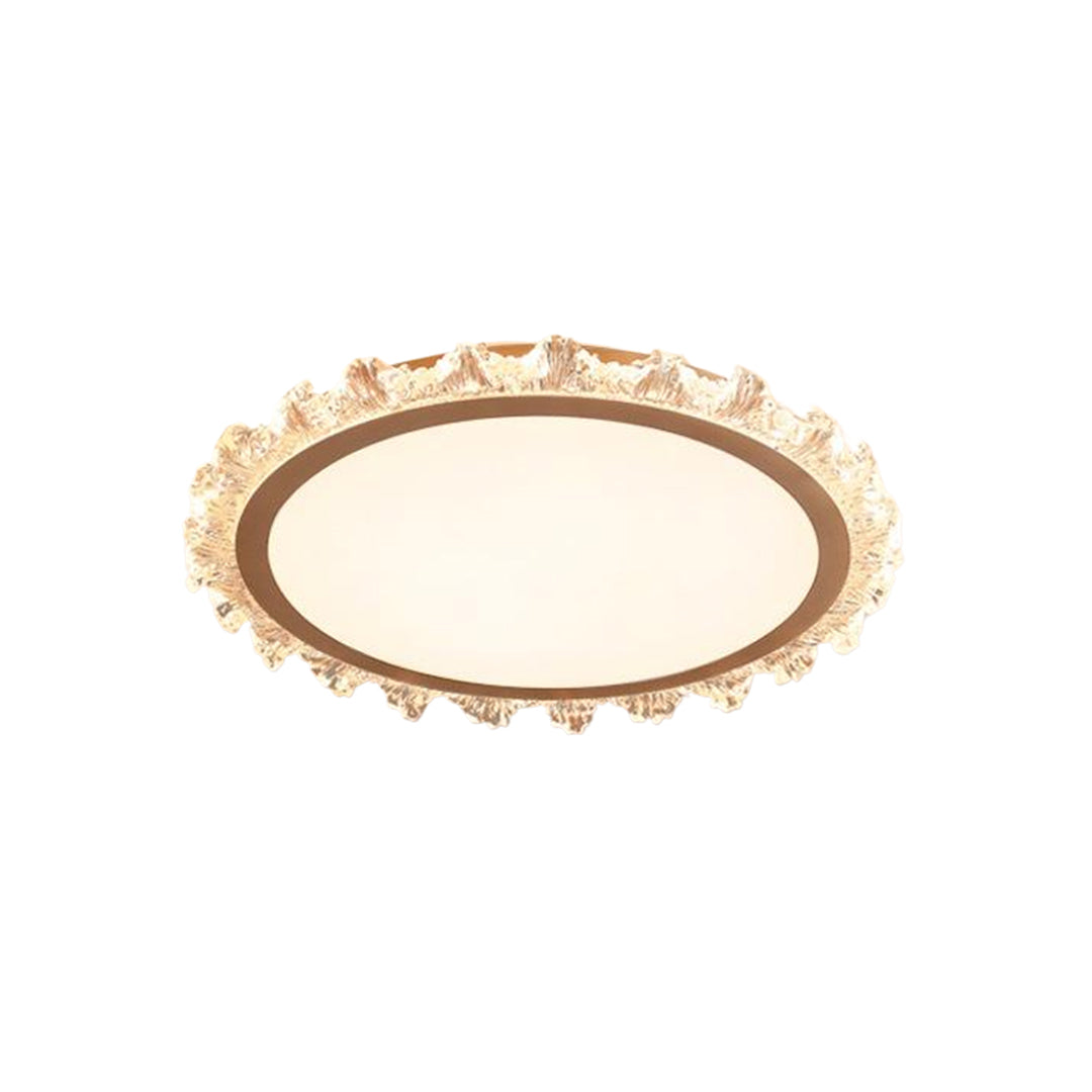 Ultra-Thin Round LED Flush-Mount Ceiling Light — Full Spectrum, Dimmable 3000K–6500K, RA97, UGR≤16