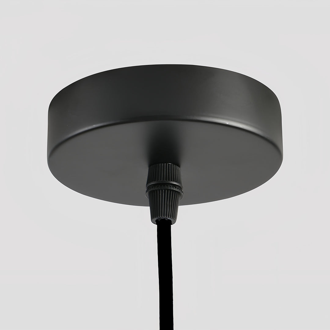 Acoustic PET Felt Bowl Pendant — Iron, E27, 19.69" Adjustable-Height, IP20