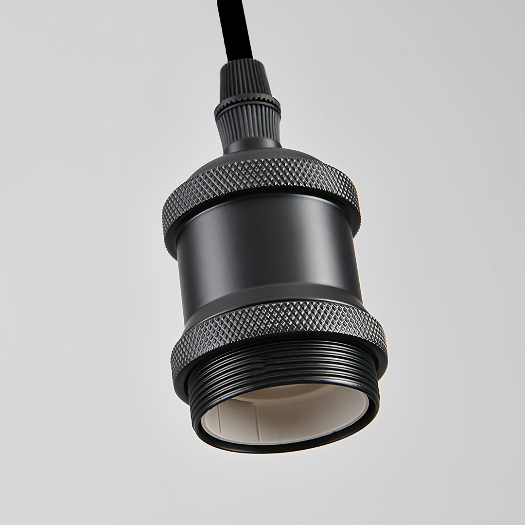 Geometric Felt Mini Pendant — PE+PET Acoustic Felt, Iron, 30/35cm, 6 Colors, Adjustable 2m Cord