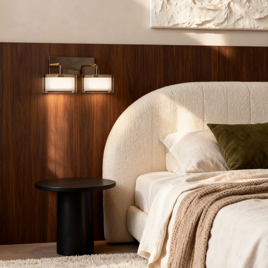 Modern Metal Wall Art with LED Lights - Creative Reading Lamp