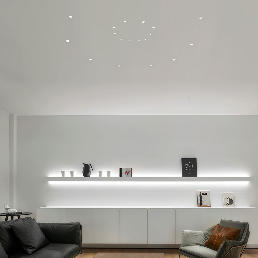 Miniature Anti-Glare Recessed LED Spotlight — Aluminum, 3W, 35mm & 45mm Open-Hole, 3000K / 4000K, CRI 90