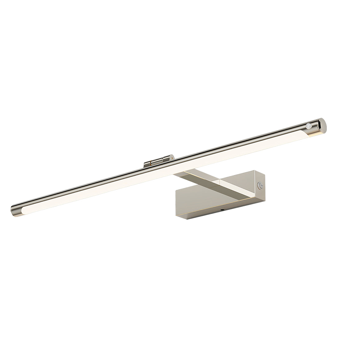 Minimalist Linear Vanity Light Bar — Iron and Acrylic, LED 4000K, Motion Sensor, 3-Mode, 16" / 24" / 32"