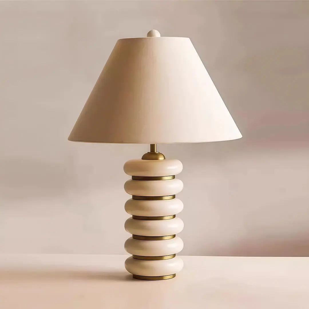 American Retro Cloth Table Lamp - Creative Decorative Lighting Luxe