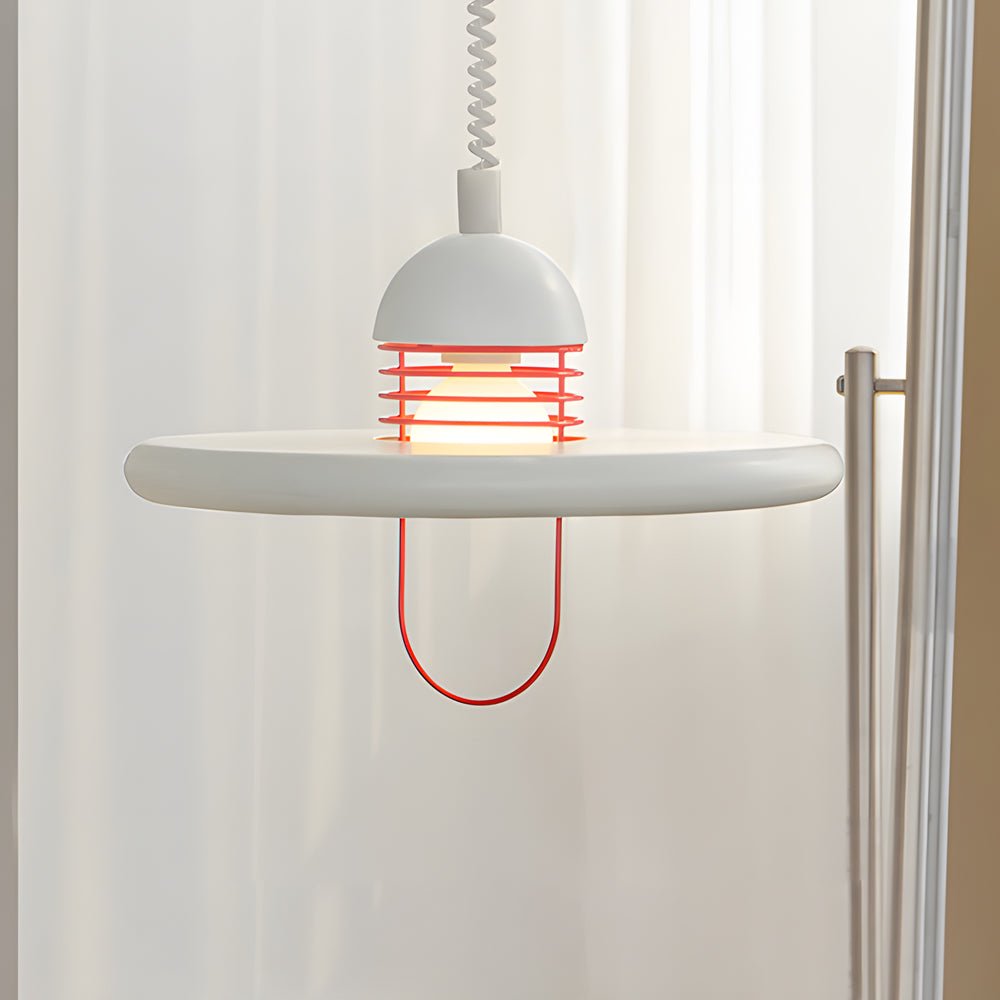 Flying Saucer Pendant Light — Iron, LED, 3-Step Dimming (3000K/4500K/6000K), 15.7" Diameter