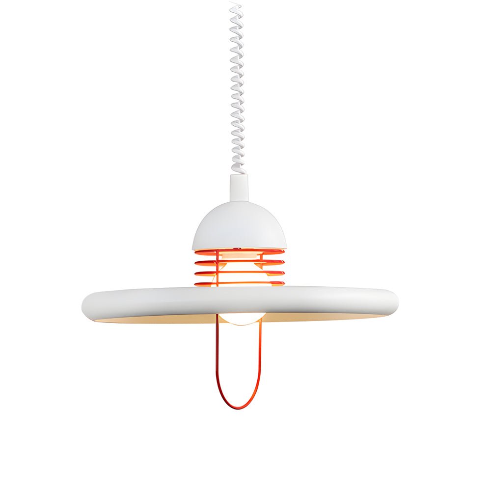 Flying Saucer Pendant Light — Iron, LED, 3-Step Dimming (3000K/4500K/6000K), 15.7" Diameter